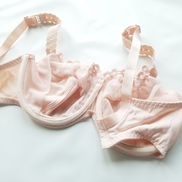 new Fayreform Full Bust Figure Unlined Lace Underwire Bra 32F - Picture 11 of 11